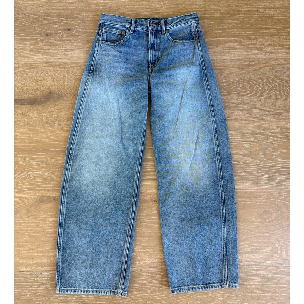 J Crew Jeans Curved Barrel Size 26 Blue